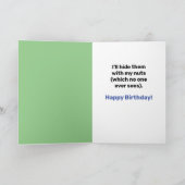 Carte Écureuil Drôle Avec Téléphone Cellulaire Qui Prend (Intérieur)