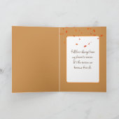 Carte Écureuil En Bois D'Automne (Intérieur)