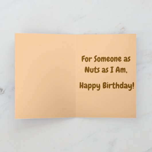 Carte Écureuil farci (Intérieur)