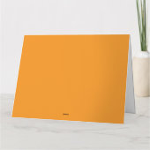 Carte Écureuil mignon avec parapluie à feuilles - Pluie (Dos)