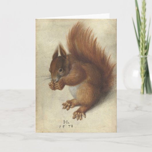 Carte Écureuil rouge | Hans Hoffmann (Devant)
