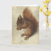 Carte Écureuil rouge | Hans Hoffmann (Fleur jaune)