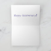 Carte Écureuils à noix de bande dessinée d'anniversaire (Intérieur)