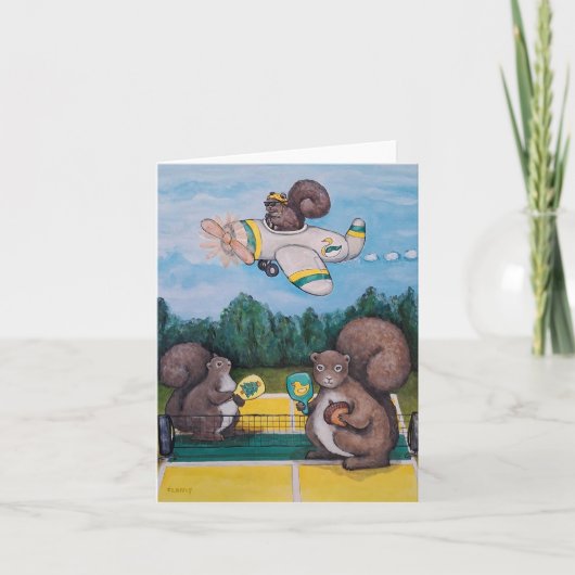 Carte écureuils de canard (Devant)