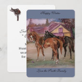 Carte écurie de Jamie & Poppy (Devant / Derrière)
