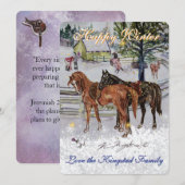 Carte écurie de jamie & poppy (Devant / Derrière)