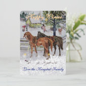 Carte écurie de jamie & poppy (Debout devant)