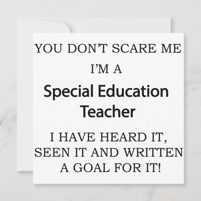 Carte Ed spécial. Professeur (Devant)