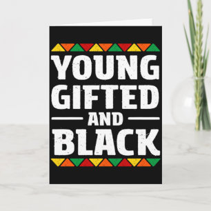 Carte Ed Young Black Dashiki Fierté Africaine Mois de l'