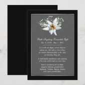 Carte Edelwiess 2 européenne style Faire-part de l (Devant / Derrière)