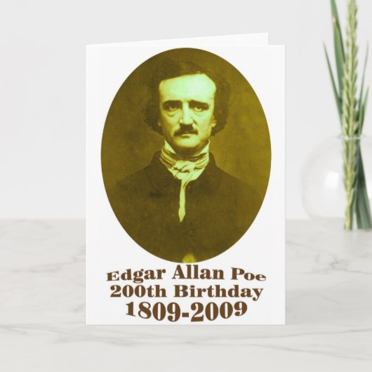 Carte Edgar Allan Poe (Devant)