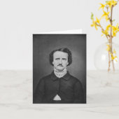 Carte Edgar Allan Poe (Fleur jaune)