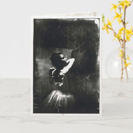 Carte Edgar Degas (Fleur jaune)