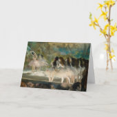 Carte Edgar Degas - Ballet à l'Opéra de Paris (Fleur jaune)