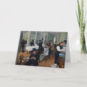 Carte Edgar Degas - Bureau de coton à la Nouvelle-Orléan