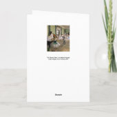 Carte Edgar Degas - Classe Danse (Dos)