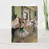 Carte Edgar Degas - Classe Danse (Devant)