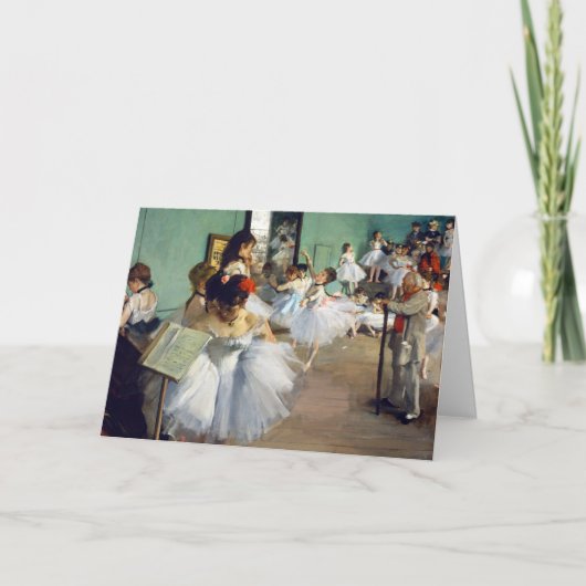Carte Edgar Degas - Classe Danse (Devant)