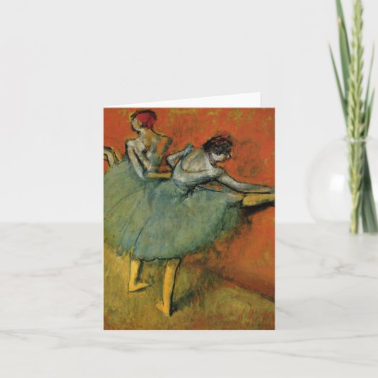 Carte Edgar Degas | Danseurs au Bar (Devant)