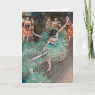 Carte Edgar Degas - Danseuse basculant / Danseuse verte
