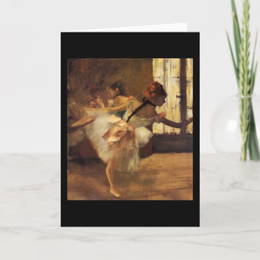 Carte Edgar Degas La Répétition De Danse (Devant)