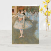 Carte Edgar Degas - L'étoile (Fleur jaune)