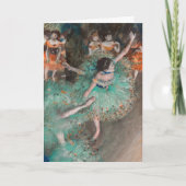 Carte Edgar Degas - Swaying Dancer / Danseuse en vert (Devant)