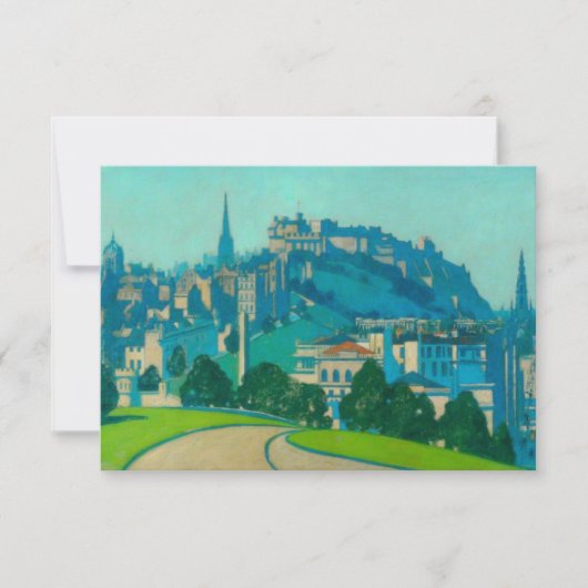 Carte Édimbourg, capitale écossaise (par George Henry) (Devant)