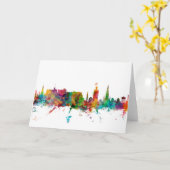 Carte Édimbourg Scotland Skyline (Fleur jaune)
