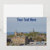 Carte Edinburgh, Scotland (Devant / Derrière)