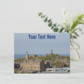Carte Edinburgh, Scotland (Debout devant)