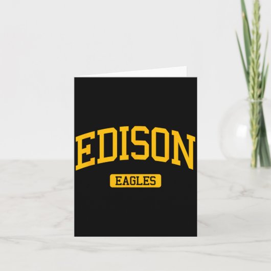 Carte Edison High School Hs Edison Nj Varsity Srts  (Devant)