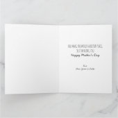 Carte éditable avec collage photo floral jaune pêc (Intérieur)
