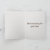 Carte Editable Bear With Heart Sympathy (Intérieur)