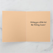 Carte Editable Deer in the Woods Happy Holidays  (Intérieur)