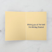 Carte Editable Ornaments and Greenery Christmas Holidays (Intérieur)