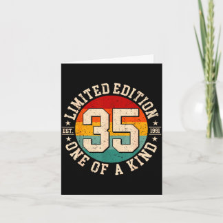 Carte édition limitée 35 ans vintage 1991 35ème