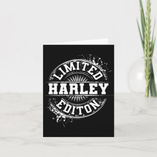 Carte Édition Mensonge Harley Drôle Nom Personnalisé Bla
