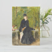 Carte Edma assis dans un parc | Berthe Morisot (Debout devant)