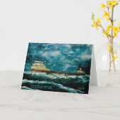 Carte Edmund Fitsgerald 1996 avec texte (Fleur jaune)