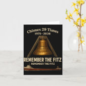 Carte Edmund Fitzgerald, Remember The Fitz Great Lakes M (Fleur jaune)