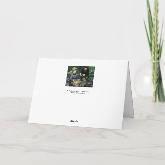 Carte Edouard Manet - Au Conservatoire (Dos)