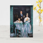 Carte Edouard Manet - Balcon / Le Balcon (Fleur jaune)
