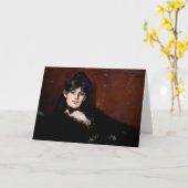 Carte Edouard Manet - Berthe Morisot Allongée (Fleur jaune)