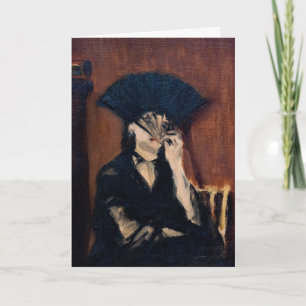 Carte Edouard Manet - Berthe Morisot avec ventilateur