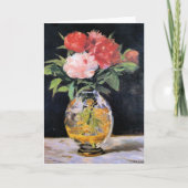 Carte Edouard Manet - Bouquet de fleurs, (Devant)