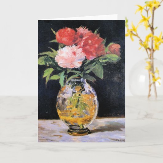 Carte Edouard Manet - Bouquet of Flowers, (Fleur jaune)