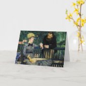 Carte Edouard Manet - Dans la serre (Fleur jaune)