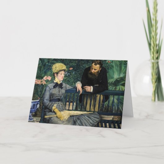 Carte Edouard Manet - Dans la serre (Devant)