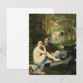 Carte Edouard Manet - Déjeuner Sur L'Herbe (Devant / Derrière)